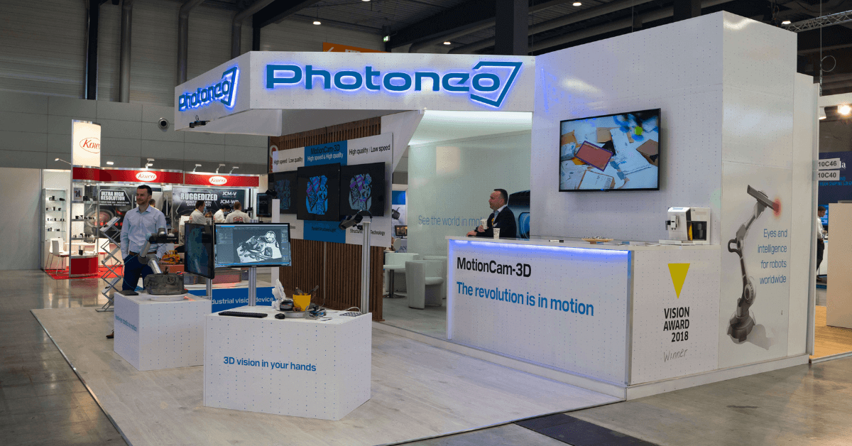 Vision Booth Visit our booth at Vision - Photoneo Focused on 3D