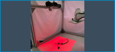 3D scanning and robotic manipulation of wiring harnesses for automotive components