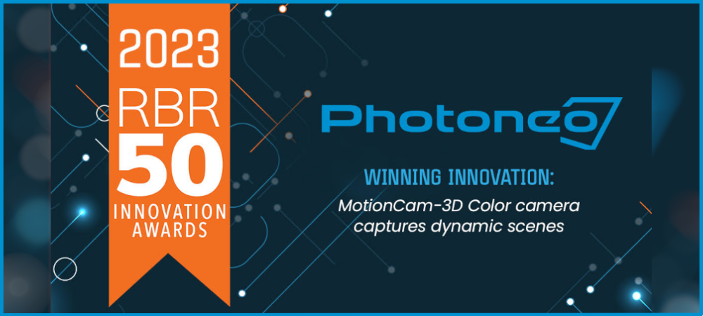Photoneo wins RBR50 2023 for MotionCam-3D Color
