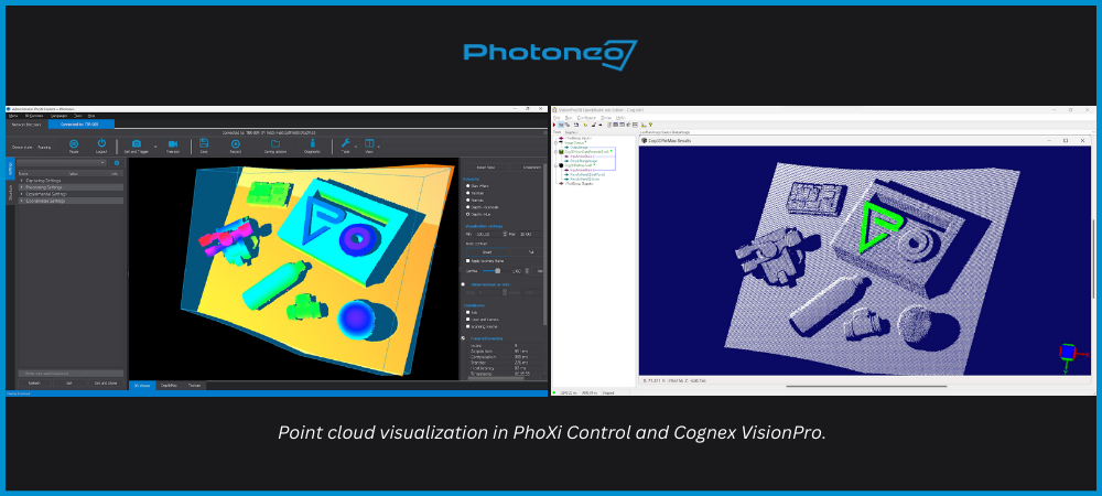 Photoneo releases PhoXi Control 1.10 with driver for Cognex VisionPro