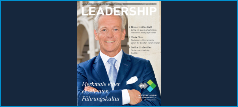Leadership magazine interview with Photoneo’s CEO Werner Mueller-Veith