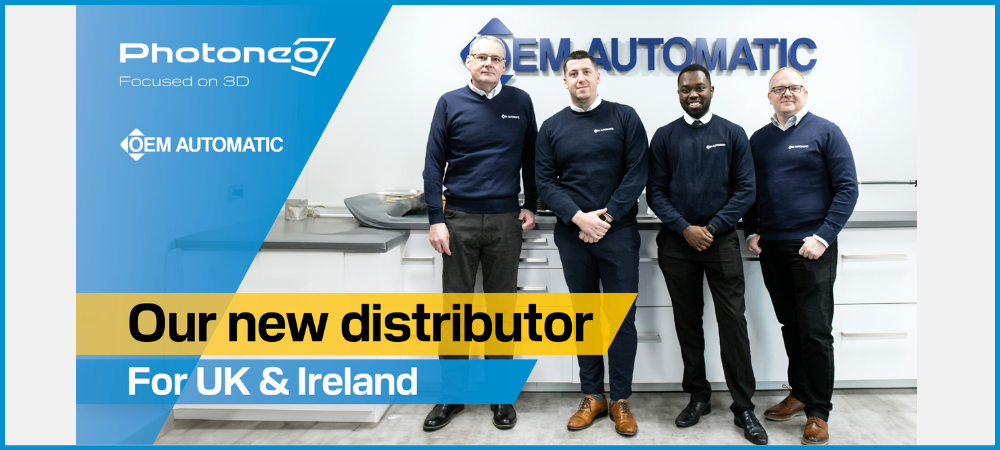 Photoneo technology now available in the UK & Ireland through OEM Automatic