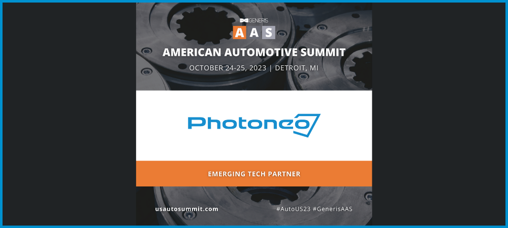 Photoneo at American Automotive Summit 2023
