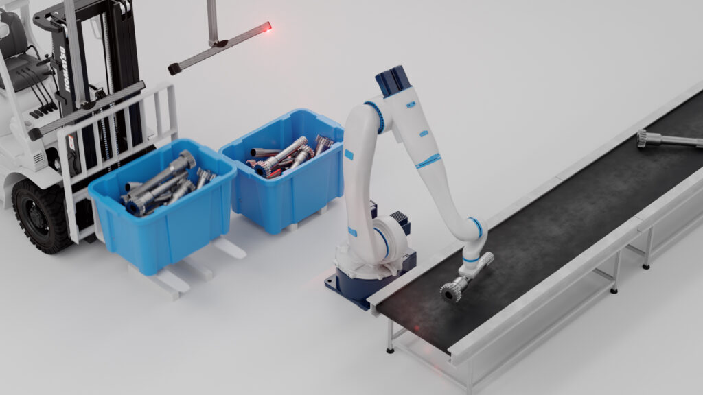 Advanced vision guided robotics (VGR) bin-picking 3D operation