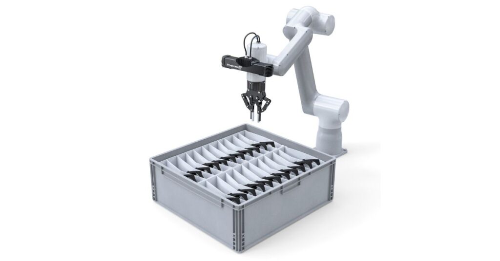 Bag rack picking demo by Photoneo at Automate 2025