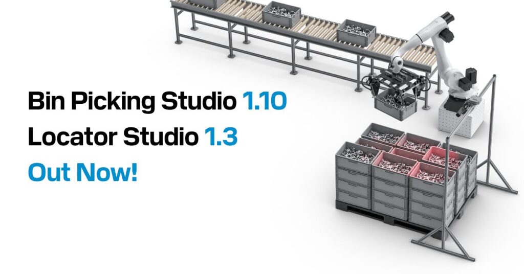 Photoneo releases Bin Cpigkinc Studio and Locator Studio with AI Tote depalletization and neural network switching