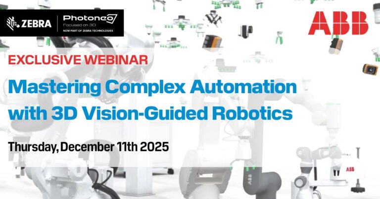 Exclusive Webinar with ABB - 3D Vision Integration In Your Robotic Cell