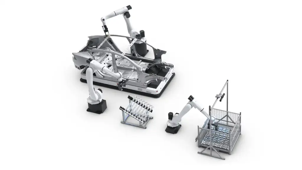 Picking and placing in automated welding